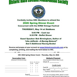 HRC 2026 MAY DINNER EVENT